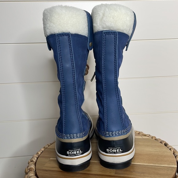 NEW Sorel Joan of Arctic Shearling Size 6.5 Hard to find navy blue color! - Picture 3 of 7